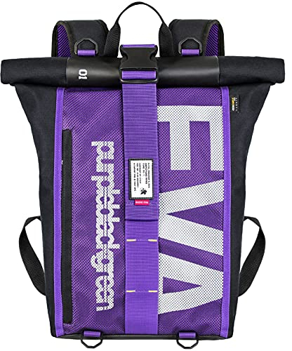 FIREFIRST x RADIO EVA - Evangelion Roll Top Backpack Schule Casual Daypack