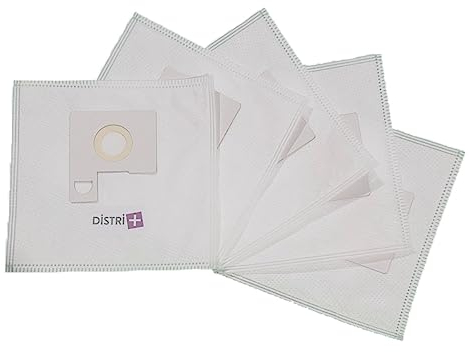 Distri+ - Bolsa aspiradora compatible BLUESKY / BLUEWIND / CARREFOUR / FIRSTLINE BVN1600, BVN1600 BRU - Bolsa de 5 bolsas de microfibra