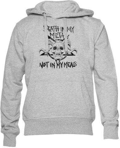 Newtee Veganer Metalhead Unisex-Hoodie Für Männer Und Frauen