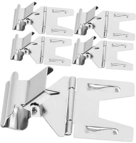 SHINEOFI 25pièces Pince Étiquette Métallique Clips De Prix Pour Supermarché Support Étiquettes Pour Magasins Et Expositions Conception Pratique Et