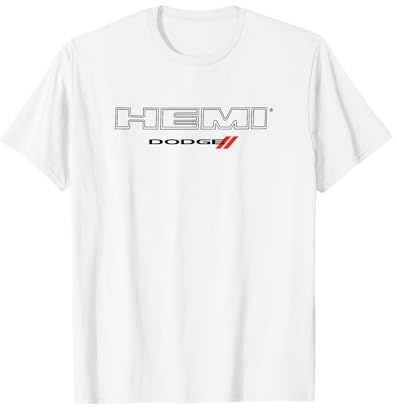 Dodge HEMI, dunkles Wordmark-Logo T-Shirt