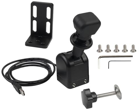 BaotyJie Spiel-Handbremse, Plug-and-Play, einfache Installation, Zubehör, schwarze LKW-Simulator-Handbremse für G25, G29, G920, G923