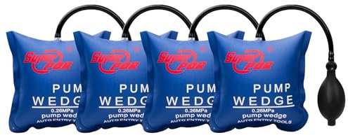 PDR TOOLS 4 Stück Montagekissen Luftkissen von 300KG Pro, Luftkissenheber Fenstermontage für die Tür und Fenster Montage Tragendes Gewicht von Hebekissen, Air Pump Wedge Luftkeil Aufpumpen Kissen