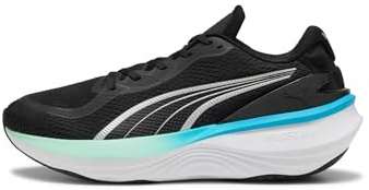 PUMA Scend Pro 2 Straßen-Laufschuh für Damen und Herren, Puma Black Mint Melt Speed Blue, 40.5 EU