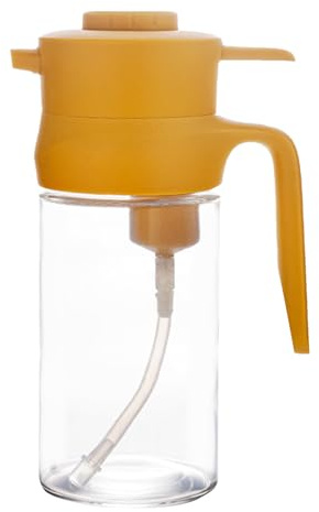Generico Distributeur D'huile De Cuisine - Distributeur D'huile De 500 Ml,Transparent Rechargeable Anti-goutte Pour Friture Précision Cuisine En Plein Air