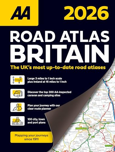 AA Road Atlas Britain 2026 spiral bound