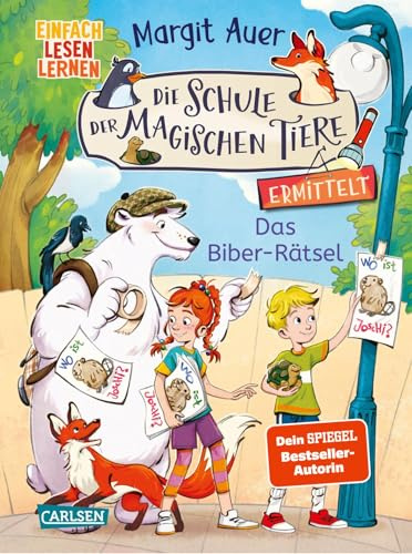 Die Schule der magischen Tiere ermittelt 7: Das Biber-Rätsel: Einfach lesen lernen | Detektivgeschichte für Erstleser*innen ab 6 Jahre - 2. Lesestufe (7)