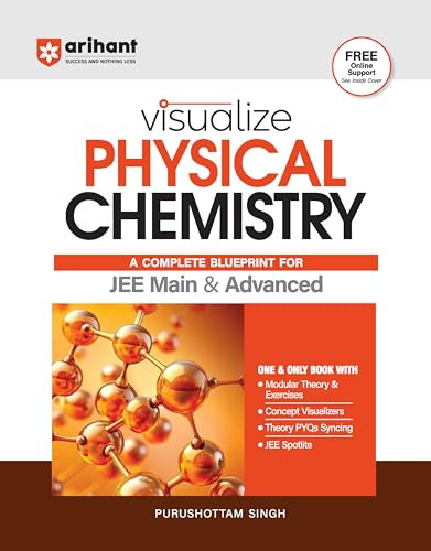 Arihant Visualize Physical Chemistry Textbooks for JEE Main & Advanced 2026 | With Modular Theory & Exercise, PYQ Sync, Concept Visualizers & Targeted Practice