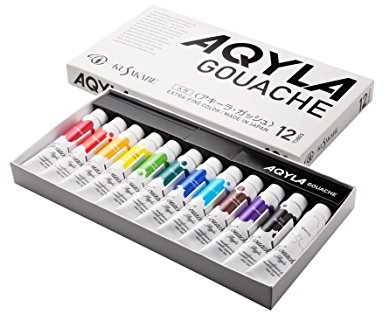Kusakabe Acryl Gouache Akira Gouache 12 Farbsatz 11ml (4 Ausgabe)