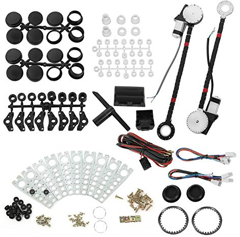 Lifter Kit de conversion de régulateur de vitre électrique pour voiture, universel, à 2 portes, interrupteur pour camion van pour voiture 12 V