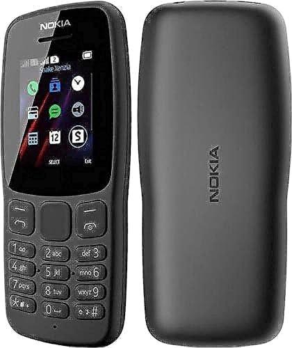 Nokia 106 all carriers 4GB Dual Sim 2018 Dark Grey With LED Torch - FM Radio