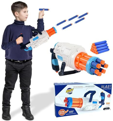 koolbitz Indoor and Outdoor Power Popper Gun Toy Pack With Soft Foam Bullets Kids Toys UK