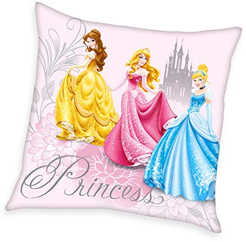 Herding Disney Home Princess Prinzessin Kissen 40x40cm, gefüllt