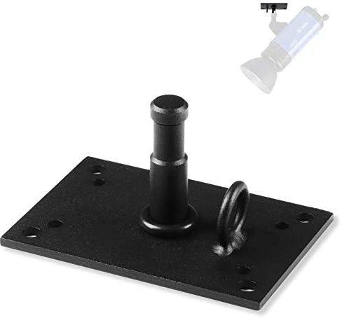 Selens Wandhalterung Platte Baby Pin Wall Mount Plate Metallhalter Ständer mit Stud 6cm Höhe für Fotostudio Video Beleuchtung Blitzlicht Monolight Decke Wand Fotografie Zubehör