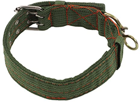 Fudax Tierhalsband, Canvas und Metall, für Schafe, Ziegen, Hunde, mit verbessertem Schnallendesign und tierfreundlichem Design (S)