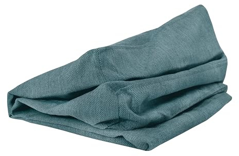POKAR Bezüge für Palettenkissen Palettenauflagen Palettenmöbel Palettensofa 2er Set: Sitzkissen 120x80 + Rückenlehne 120x40, Blau