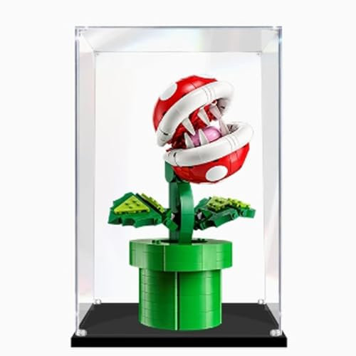 Acryl-Vitrine für Lego 71426 verschlingende Blumen, staubdichte transparente Vitrine, Modell-Sammler-Vitrine (Modell nicht im Lieferumfang enthalten) (2 mm)