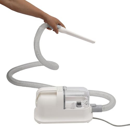 3-in-1 Hundeschermaschine mit Staubsauger,Rasieren, Kämmen und Saugen, Profi Haustierpflegeset 350W, 11800 Pa Saugkraft, Hundeschermaschine Leise, Schermaschine für Hunde und Katzen 31.6*16.2*18.2cm