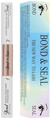 Lash Bond and Seal Cluster Eyelash Adhesive - Strong Hold Lash Glue for Date Nights, Performance, Vacation