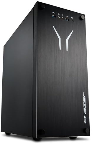 ERAZER Recon E30 Gaming Desktop PC (Intel Core i5-12400F, 16GB DDR4 RAM, 1TB SSD, Geforce RTX 3050 6GB GDDR6, Win 11 Home)