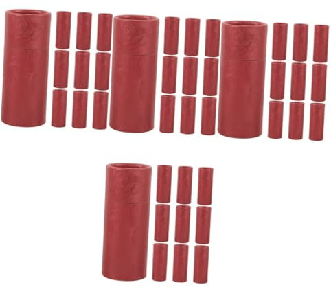 Beaupretty 4 Sätze Verpackungsbox Für Flaschen Mit Ätherischen Ölen Versandrollen Umschläge Fächer Abdeckband Würfel Posterrollen Packband Durchsichtige Doppelwandige 10 Stück * 4