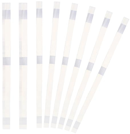 PATIKIL 20Pcs Bandes Adhésives Thermofusibles Pour Reliure De Livres, 11.2 Pouces 12mm Bandes De Résine Thermofusible Pour Réparation De Livres Reliure Albums Photos Fichiers