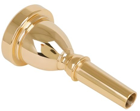 Tuba Ersatzmundstück 14mm aus Messing für Anfänger und Profis | Goldfarbene Ausführung, Passt, Einfache Montage, Optimiert Klang, Geeignet für Zubehör für Tuba