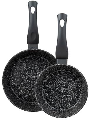 San Ignacio Juego de 2 Cazos Ø16cm + Ø20cm en aluminio forjado Ibon