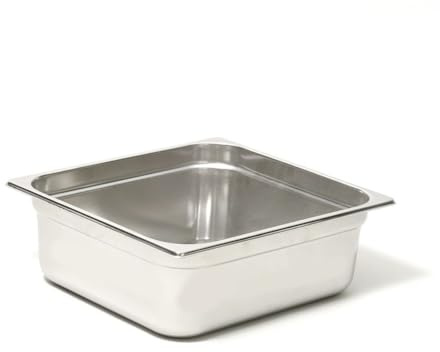 ROMUX® Cubeta Gastronorm 2/3-100 mm de acero inoxidable