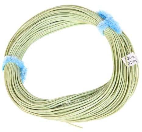 MeevrgR Forward schwimmende Fliegenfischschnur, 30,5 m, Nylon-Hauptschnur für WF-4F bis WF-8F Ruten, konisches Design mit freiliegender Schlaufe für einfache Verbindung