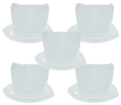 vhbw 5x Staubsaugerfilter kompatibel mit Black & Decker Dustbuster NVB215 | NVB115W, NVB215WAN, NVB215W Staubsauger - Schmutzfilter, Filtereinheit