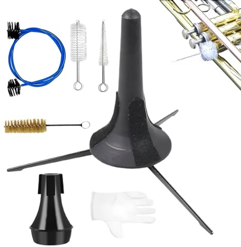 Reinigungswerkzeug-Set für die Instrumentenpflege – 7-teiliges Trompete | Zubehör, Polierset für Enthusiasten | Universal-Schlangenbürsten aus , für Anfänger,