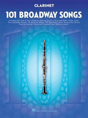 101 Broadway Songs For Clarinet (Instrumental Folio)