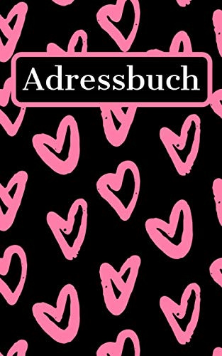 Adressbuch: Telefon und Adressbuch klein mit Platz Für Name, Adresse, Geburtstag, Telefon, Mobil, Fax, E-mail - 110 Seiten alphabetisch geordnet