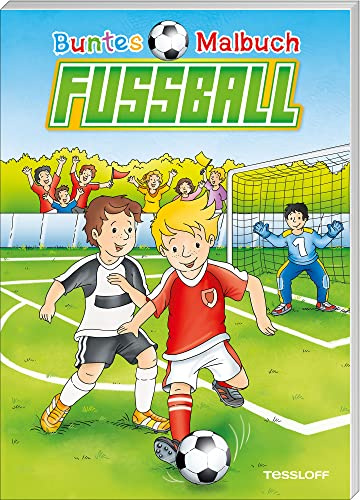 Buntes Malbuch Fußball: Training, Spiel, Fans und Pokale (Malbücher und -blöcke)