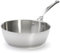 De Buyer Acciaio Inossidabile Milady Padella bombata Inox Diametro cm-3411.24, Argento, 24 cm