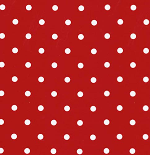 Klebefolie Möbelfolie Rot Punkte Dots 0,45 m x 15 m Dekorfolie Selbstklebefolie