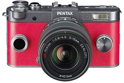 Pentax Q-S1 Kit con Obiettivo da 5-15mm e f/2.8-4.5 + 15-45mm f/2.8 e con Fotocamera Mirrorless ad Ottiche Intercambiabili, Sensore CMOS da 1/1.7, 12.4 Mp, LCD da 3, Video Full-HD, Nero