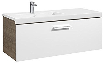 Roca - Unik Prisma 1 Cajon 1100 Izq Fresno-Blanco (A855948322)