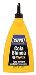 Outletdel ocio Pack 2 biberones Cola Blanca rápida Ceys para Madera. 500gr Unidad. Secado rápido. 2-38149