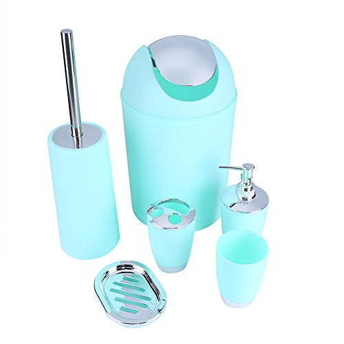 Estink 6 TLG Badezimmer Set, Mintgrün
