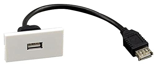 PRO SIGNAL USB 2.0 A Socket Wall Plate Module – 50x25mm Multimedia Module PSG3282