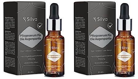 40ml Augenserum gegen Falten und Augenringe | Augenpflege mit natürlichen veganen Inhaltsstoffen | Retinol Serum dermatologisch getestet und zertifiziert
