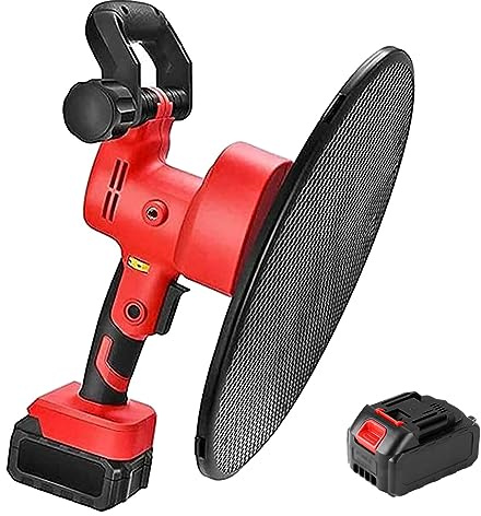 Frattazzo Elettrico per Calcestruzzo,Multifunzione Cazzuola per calcestruzzo,Betoniera Portatile Levigatrice da Parete a Secco in Sostituzione della Tradizionale levigatura,abattery