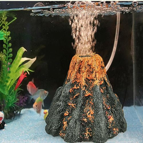 CHSG Kunstharz Ornament Aquarien Schiff Fischerboot Kunstboot Dekor Aquarium Ornament Landschaftsbau Dekor Für Aquarium Zubehör, Einzigartige Ergänzung Zu Ihrem -Vulkan