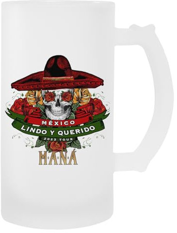 MAGITONE Mana Mexico Lin Do Y Querido Glas-Bierbecher Mit Henkel