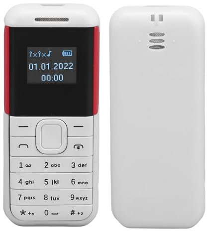Diyeeni BM222 Mini 2G Smartphone, Teléfono Móvil Pequeño Dual Sim para Niños Mayores, Teléfono Móvil de Bolsillo para Estudiantes, Pantalla de 0,66 Pulgadas, Reproductor de Sonido BT,