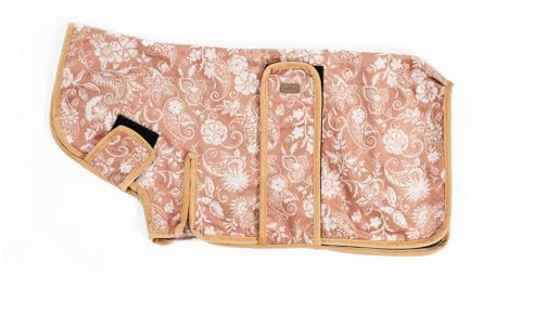 bo&flash Designer Hundebademantel Ashville Emmelie XL – Ergonomischer Bademantel Hund in Premium Qualität – Super saugfähiger & langlebiger Hunde Bademantel – Waschbare Hunde Bademäntel