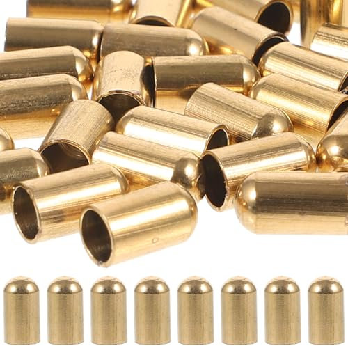 BELLIFFY 30stücke Teiliges Aus Edelstahl Kordelstoppern Für Armbänder Und Halsketten Robuste Schnur-endkappen Vielseitig Einsetzbar Für -projekte Langlebig Und Elegant