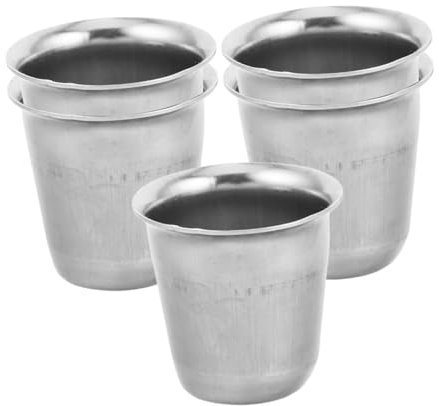 YARNOW 5pièces Lot De Coupes De Communion Religieuses Gobelets Pour Eau Bénite Petit Calice Pour Autel Usage Multiple